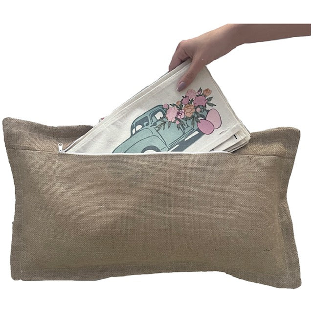 Burlap Pillow