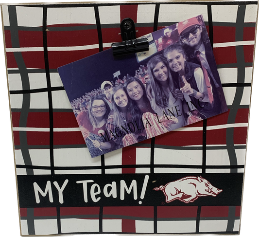 "My Team!" Razorback Picture Holder