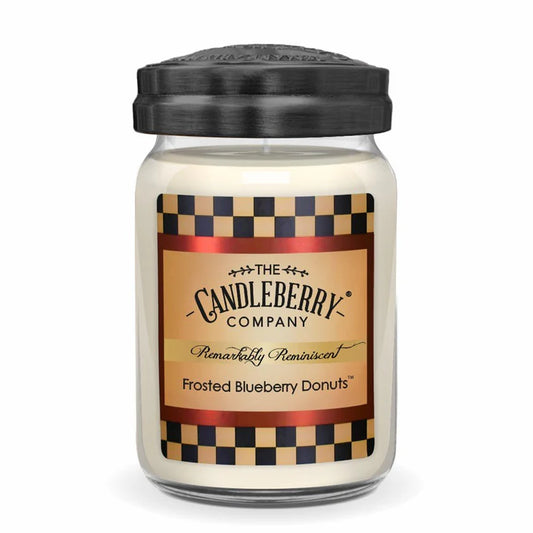 Frosted Blueberry Donuts Candle - Large
