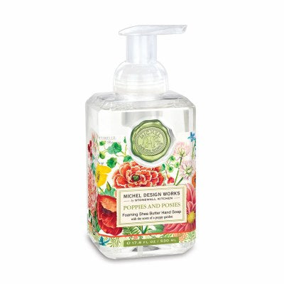 17.8 oz Foaming Hand Soap - Poppies and Posies