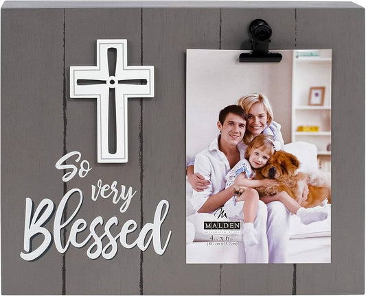 "So Very Blessed" 4x6 Clip Block Frame