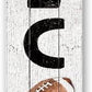 Welcome-Football Porch Board