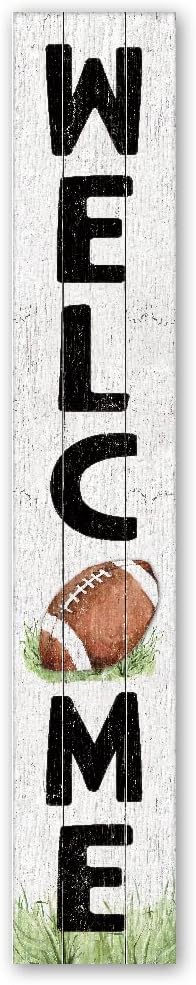 Welcome-Football Porch Board