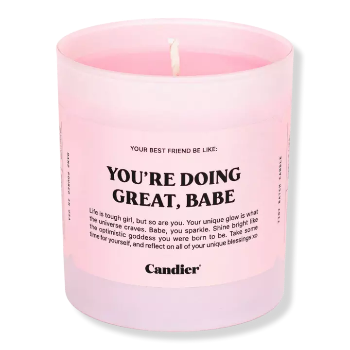 You're Doing Great, Babe - Candle