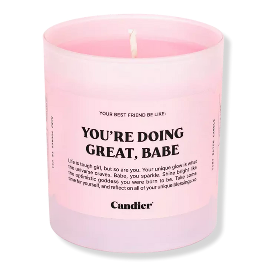 You're Doing Great, Babe - Candle