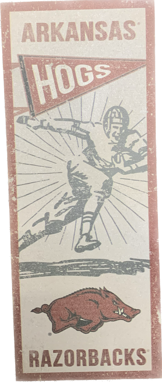 Vintage Razorback Player Wall Hanging
