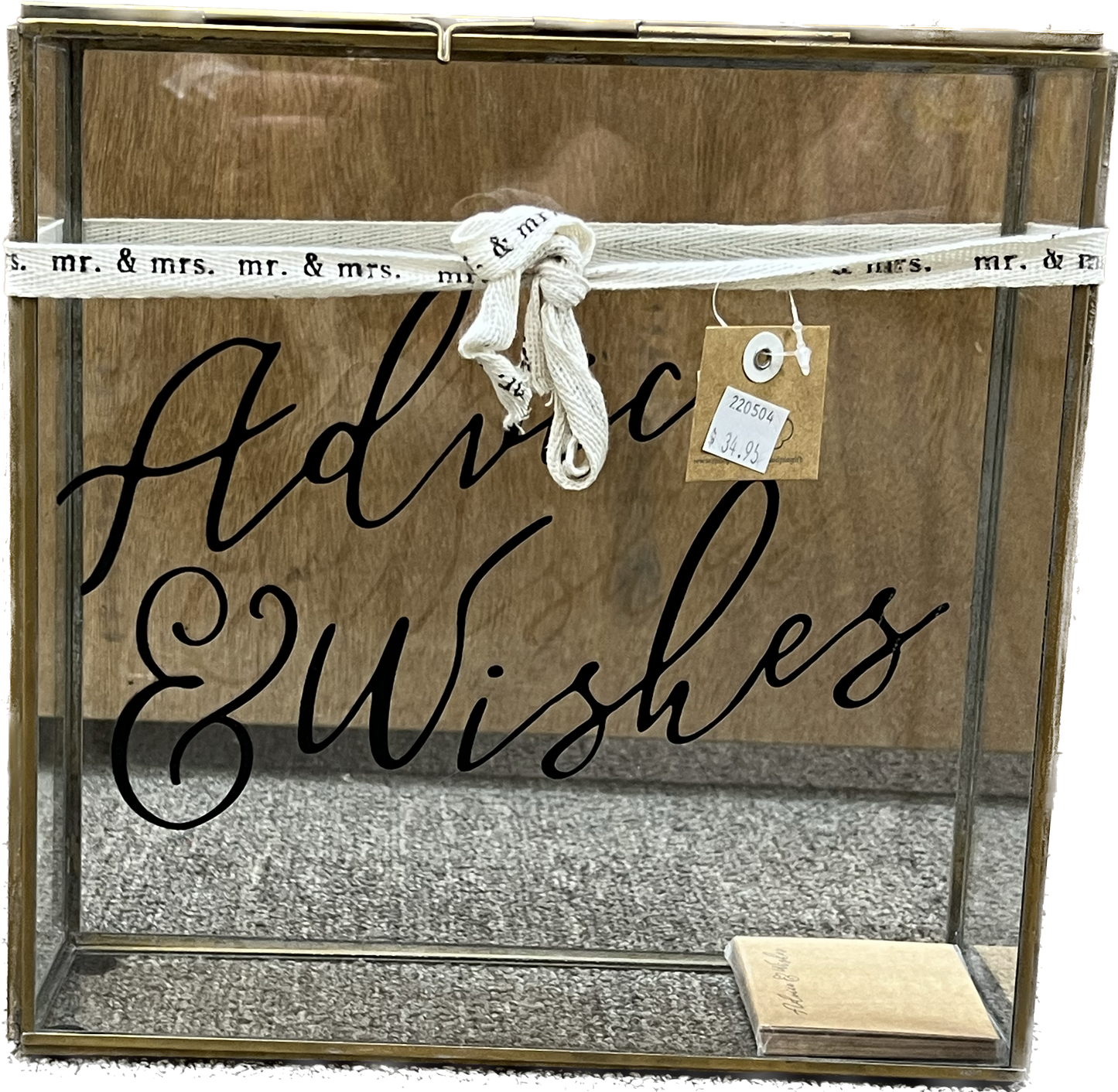 "Advice & Wishes" Box