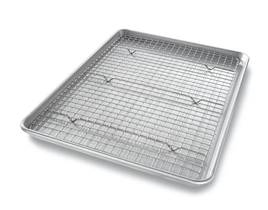 USA Pan Extra Large Baking Pan & Rack Set