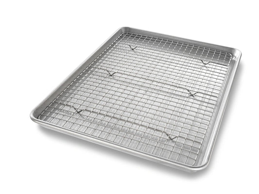 Half Sheet Baking Pan & Rack Set